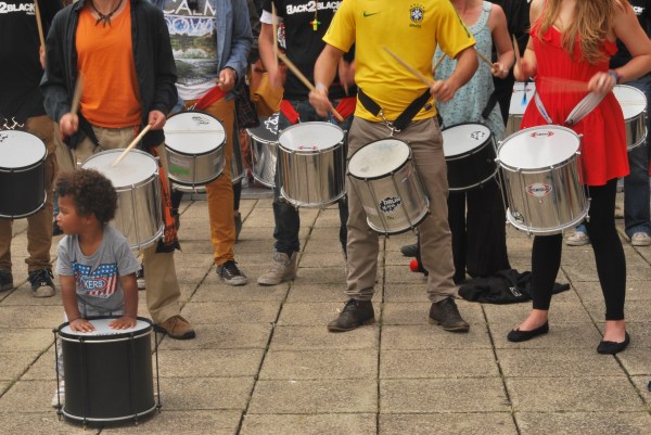 Drumming workshop at Back2Black