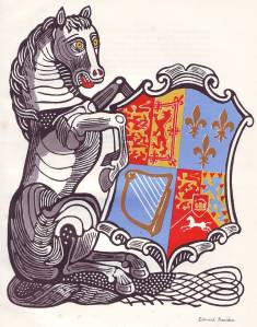 From The Queen's Beasts by Edward Bawden